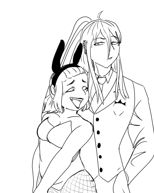 Me and my male oc Skylar