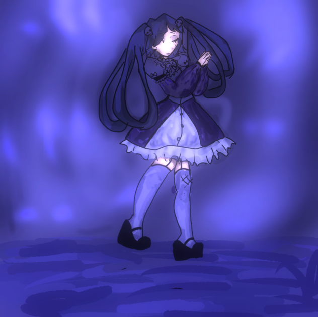 Gothic praying🛐🖤 - ibisPaint