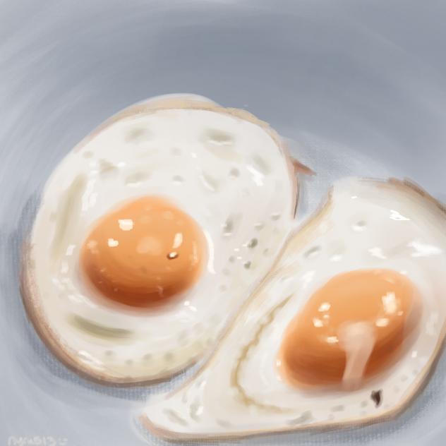 Egg color study thing.