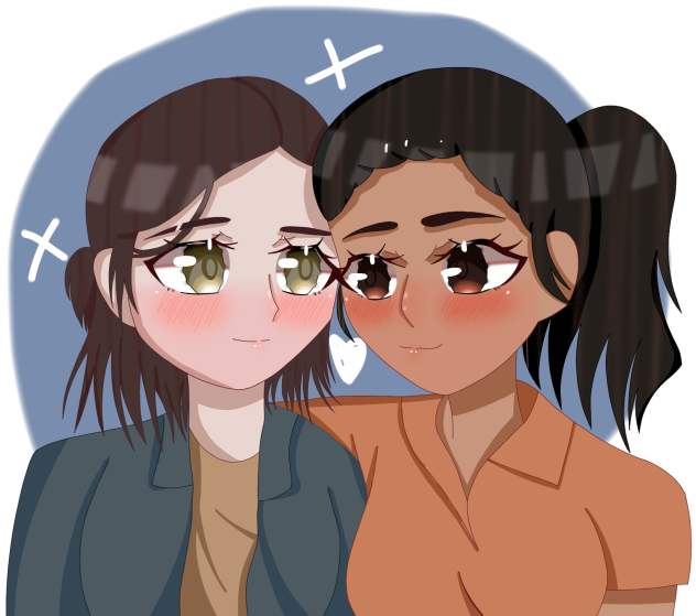 Ellie and Dina