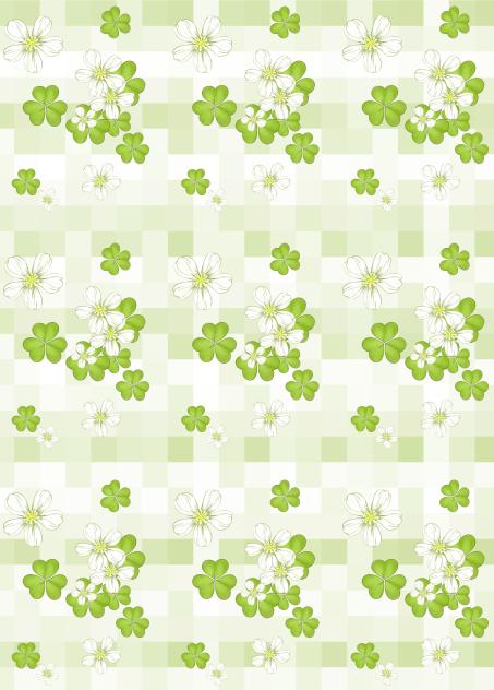Clover plant pattern