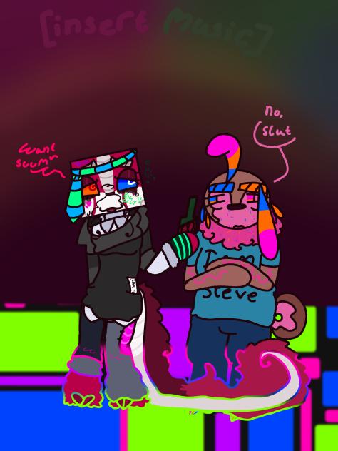 Out at night doin stuff or smth..giggles