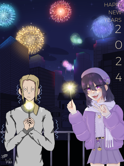 Happy new year‼🎆 - ibisPaint