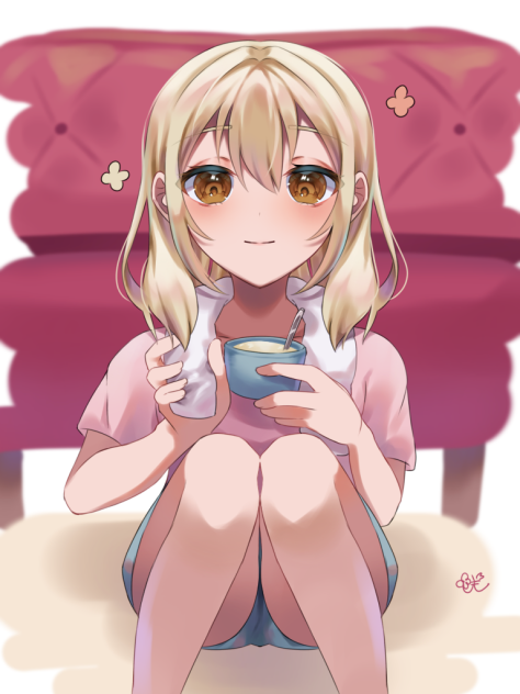 お風呂上がりのアイス