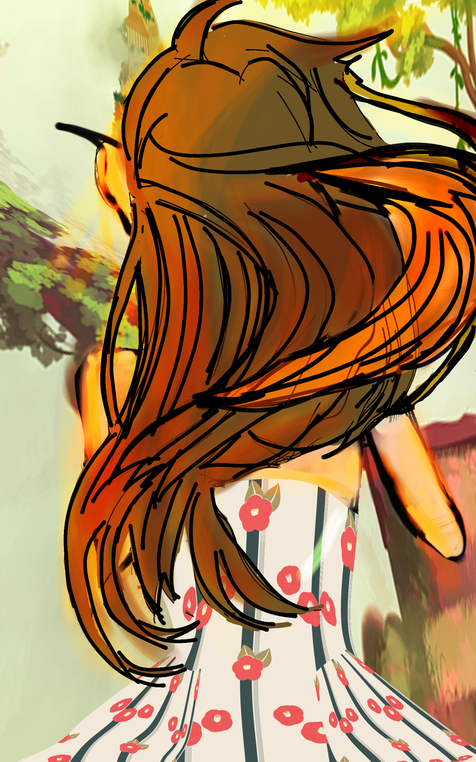 gone with the wind - ibisPaint