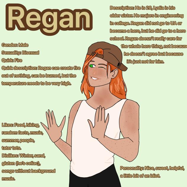 MHA oc Regan