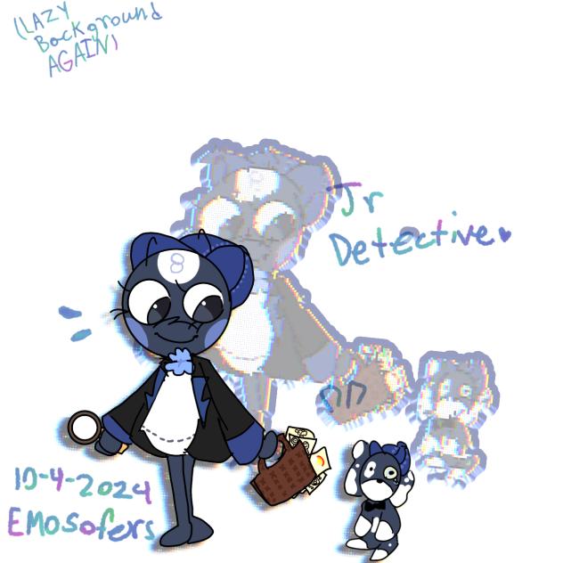 Jr detective and her helper from dandy’s
