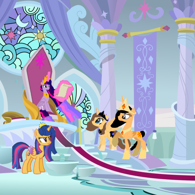 New queen and princess meeting