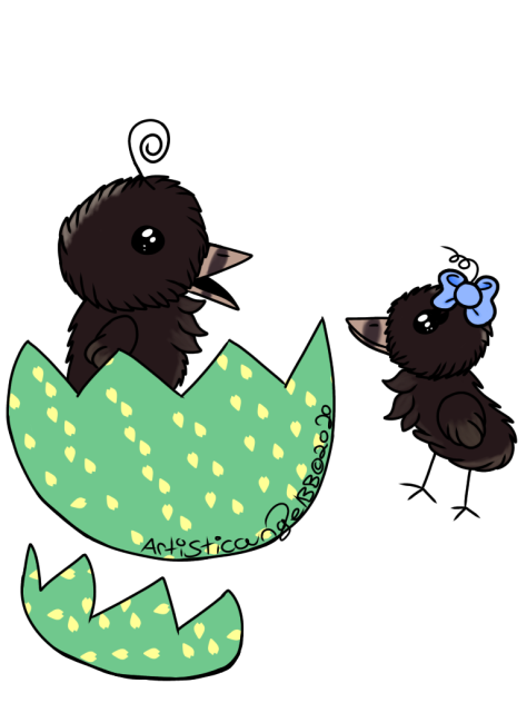 Black Easter Chicks - Speedpaint