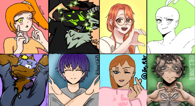 Heart collab - ibisPaint