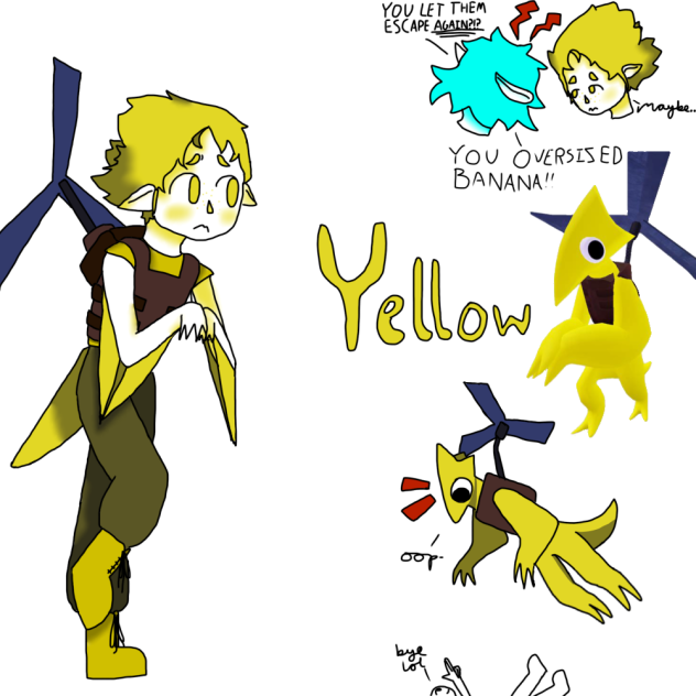 Yellow from rainbow friends
