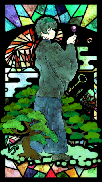 ステンドグラス風立ち絵3
