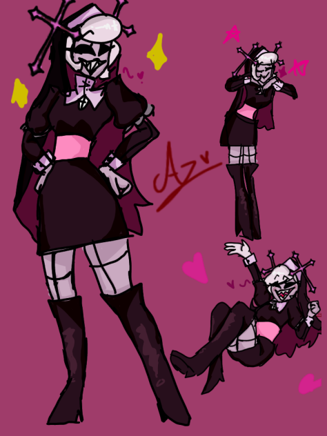 Rosie in sarv's costume