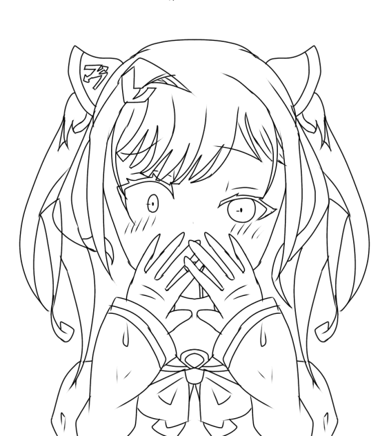 線画だけ