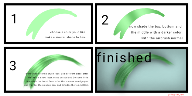 how i shade hair