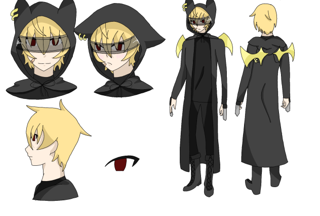 Arion character design sheet