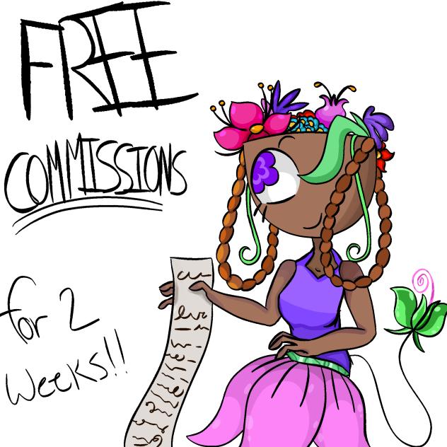 Free commissions for 2 weeks