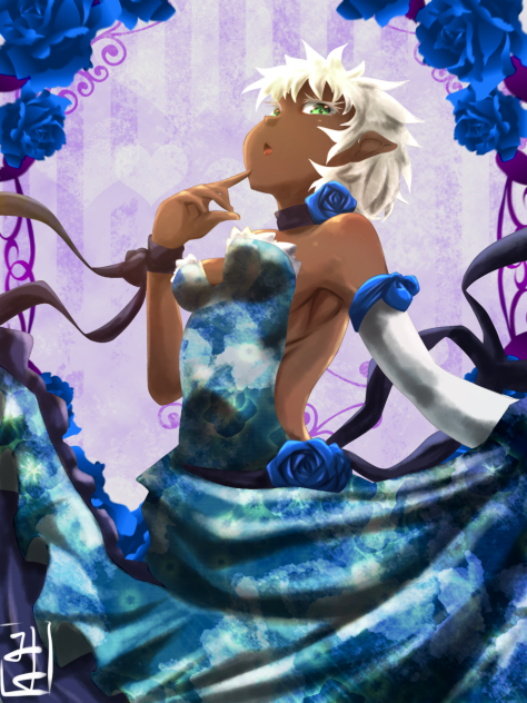 Blue rose