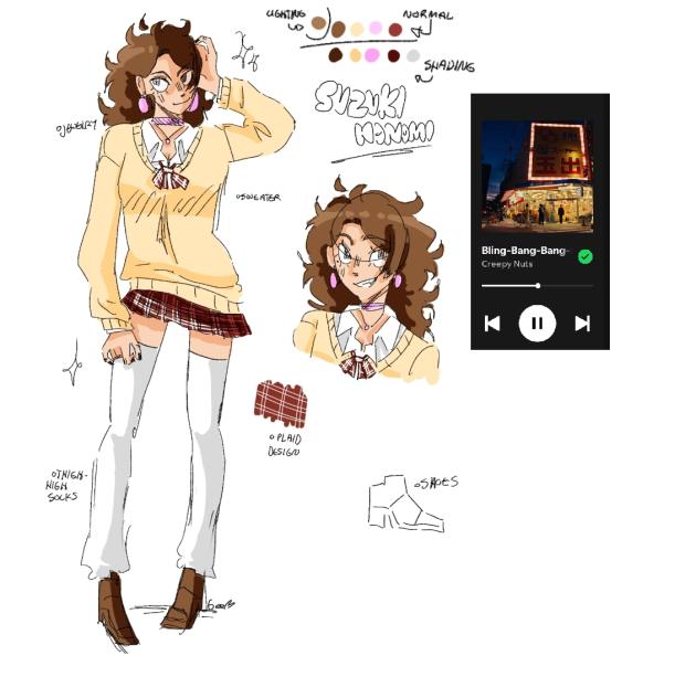 Suzuki Nonomi ref sheet☆