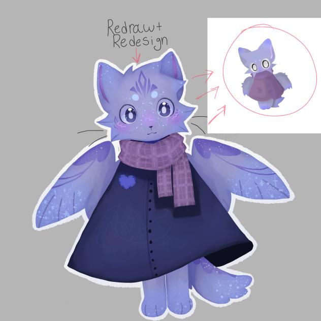 Sparrow (old OC redraw + redesign)