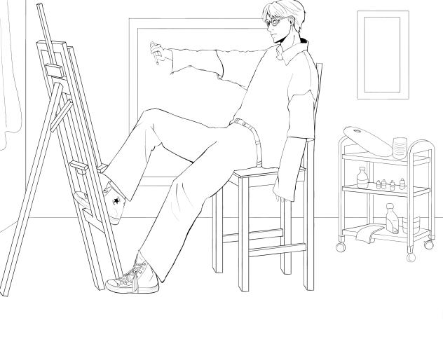 Tinčica DTIYS finished LINE-ART