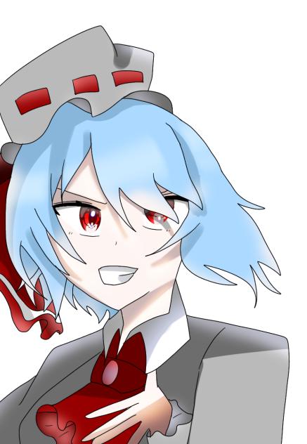 レミリア描いたよ！！！！！