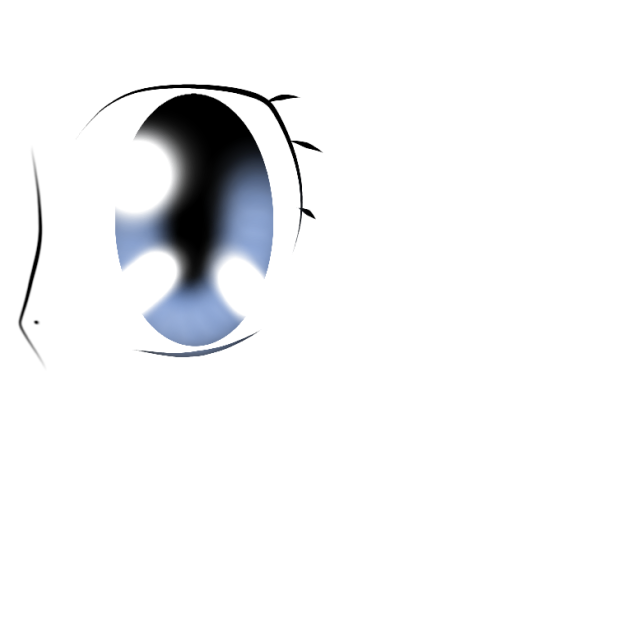 Anime eye and nose ibisPaint