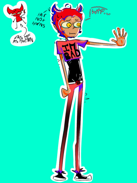 my oc as human because yes
