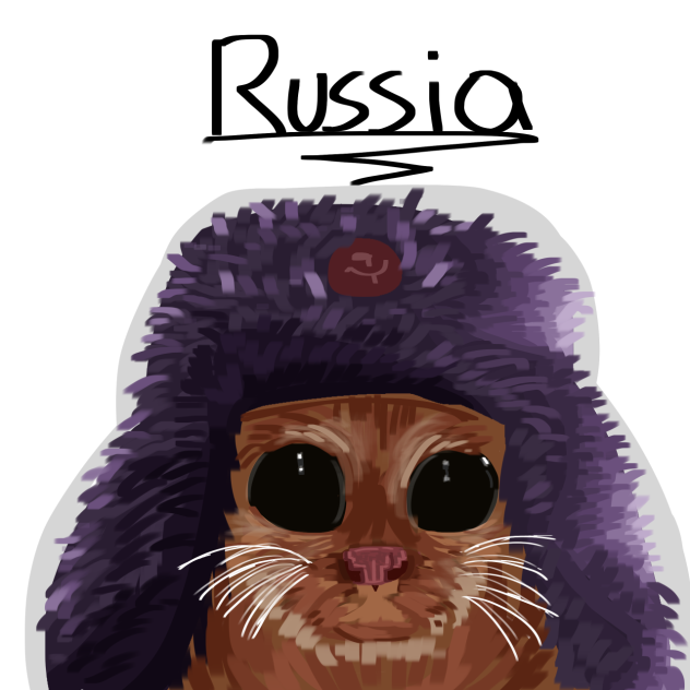 Russia cat ! 😍😍😍😍 contest entry !1!1!1! ibisPaint