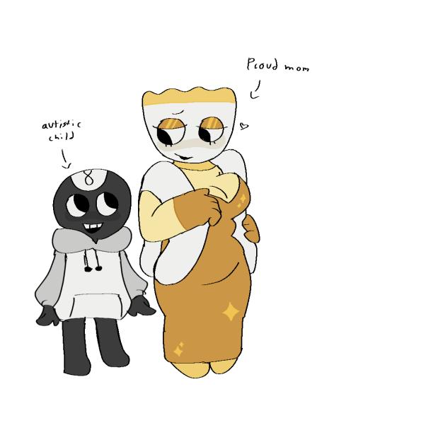 proud mom + autistic child