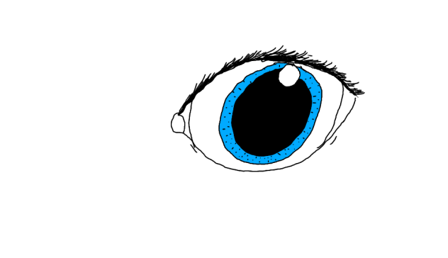how to draw an eye