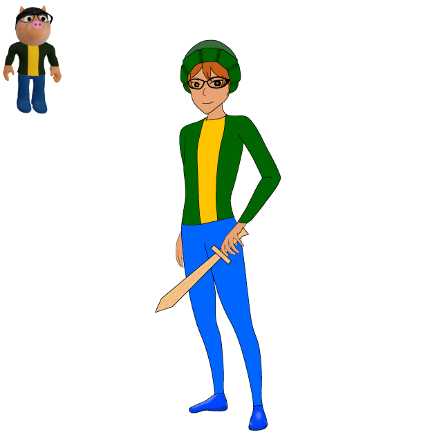 pony(piggy) as a human!