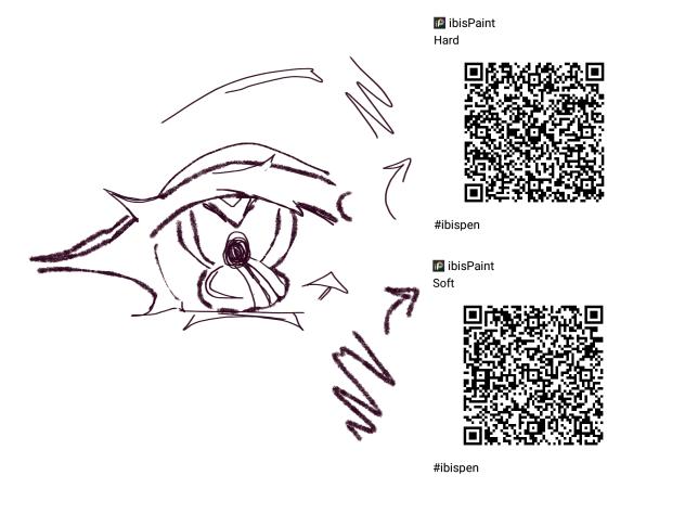 Hard + soft Lineart Pens Brush