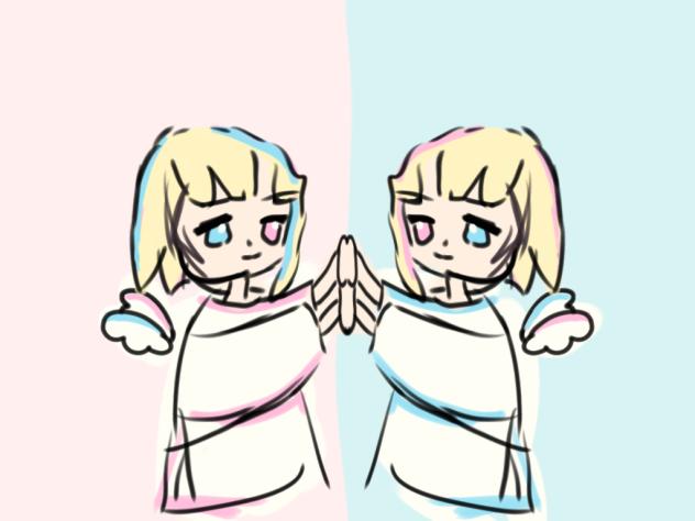 めっちゃ前に書いたふたご？