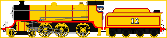 Chloe the Yellow Passenger Engine