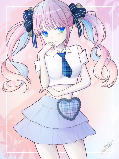 ティアードスカートツインテ