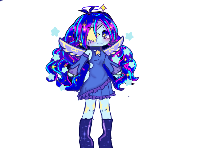 Cute anime Gacha edit space alien