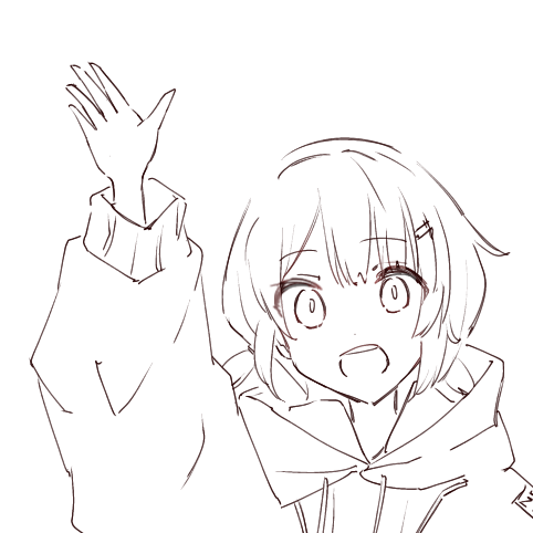 線画ぁ
