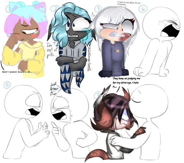 Hysterical crying collab 1