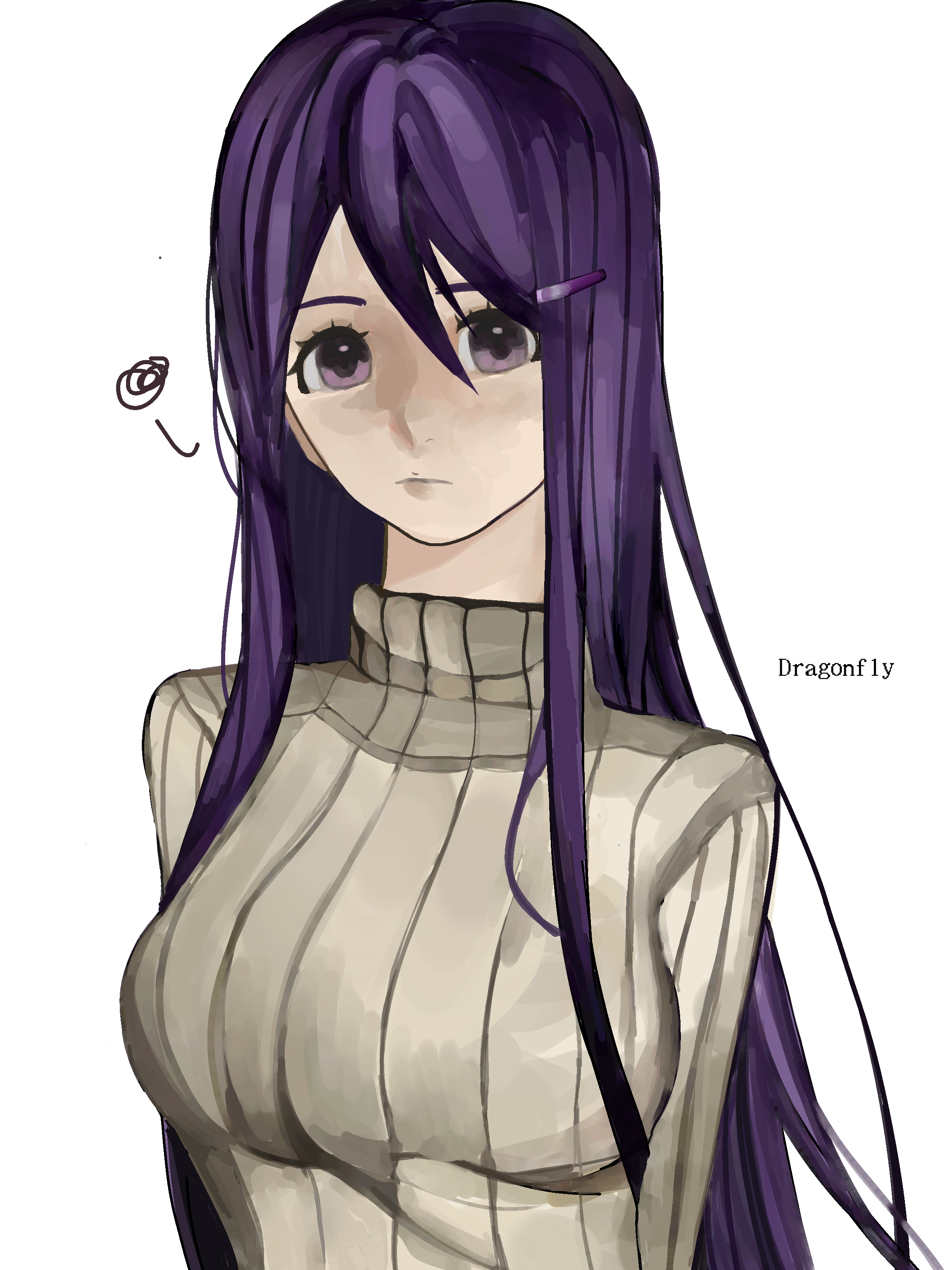 yuri from ddlc - ibisPaint