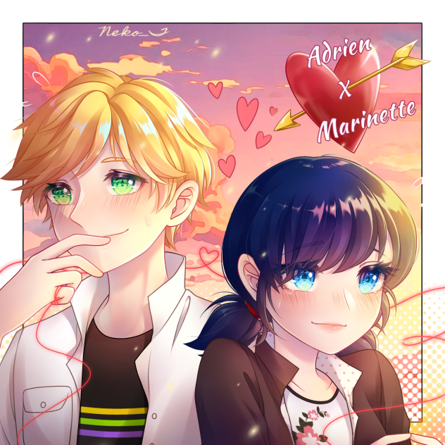 Adrien x Marinette-speedpaint-ibis draw