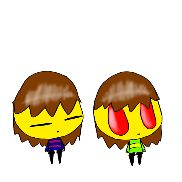 Frisk and Chara