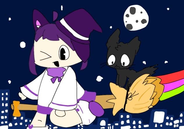 魔女さんのお散歩