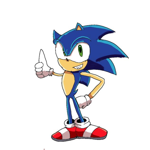 Sonic X Art style
