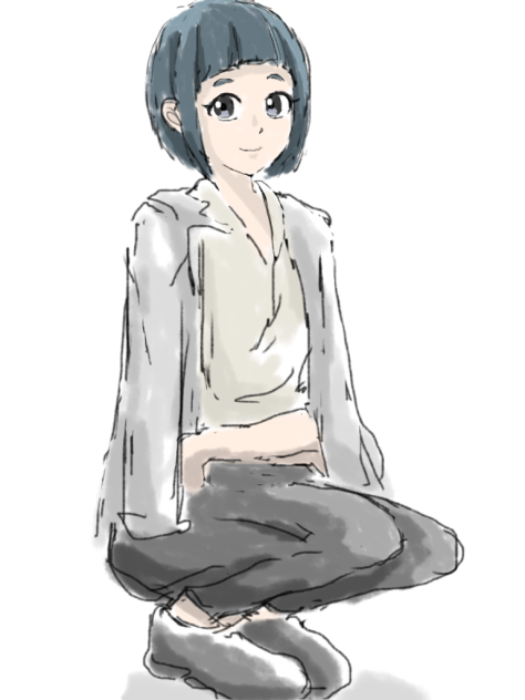 泰葉ちゃんシャツスタイル