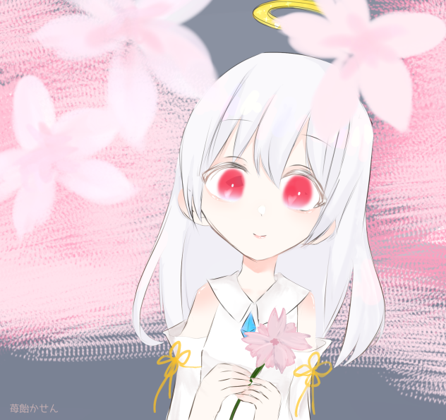 桜とラフ交換　桜のラフ完成！