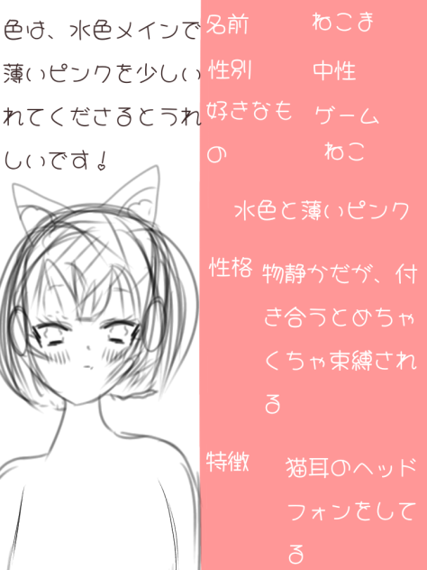 絵心ないから誰か描いてください！