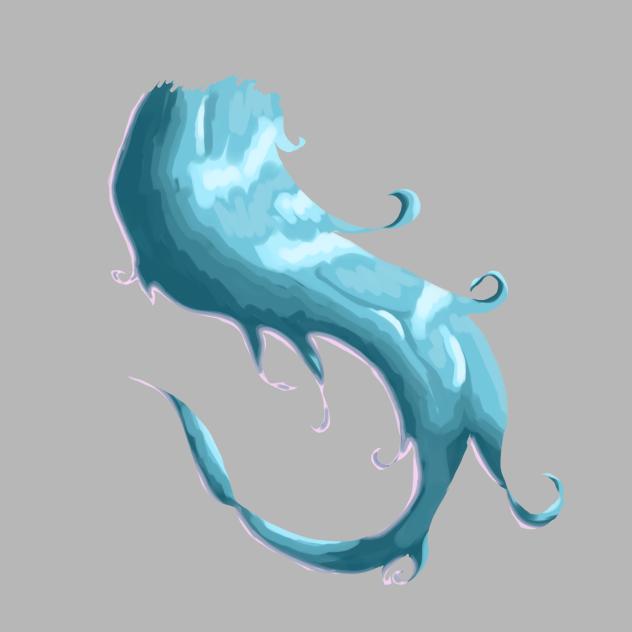 first attempt at rendering hair - ibisPaint