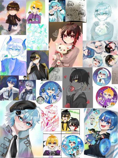 めろぱかイラストまとめ　※脱退メンあり