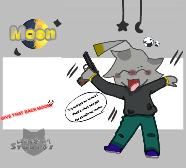 Moon is a bit Naughty 😈